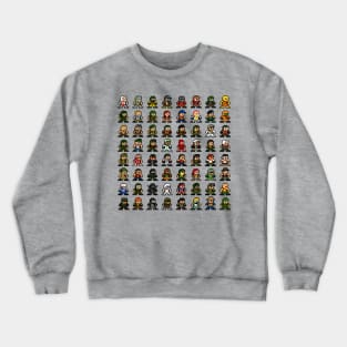 GI Joe 64 8bit Pixel Sprites Crewneck Sweatshirt